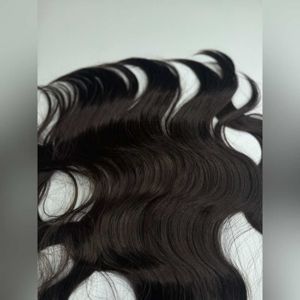 Wavy Wrap Dark Brown Ponytail Extension 18 in - Picture 3 of 6